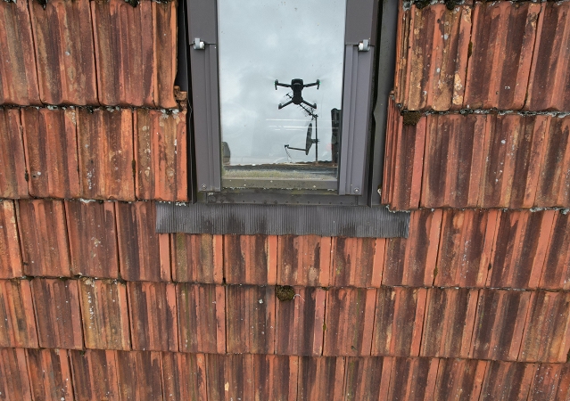 Dachinspektion mit Drohnen